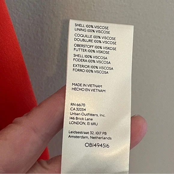 Anthropologie Maeve Orange Open-Back Wrap Midi Dress Size Small - Picture 11 of 13